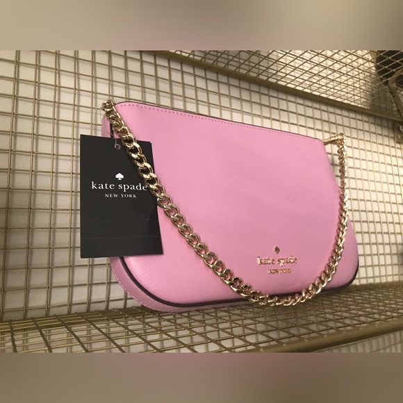 NWT Kate Spade- Madison Pouchette in Berry Cream - Picture 3 of 12